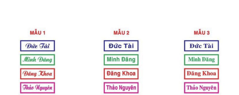 STICKERS TÊN BÉ, Nhãn Tên Cho Bé, Sticker in tên bé theo yêu cầu. – In ...